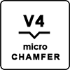 V-образная микрофаска по периметру