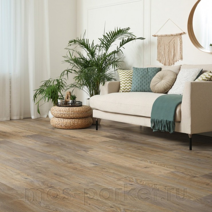 BIO пол Disano Wave Aqua XL 4V 548221 Дуб Квебек винтажно-коричневый