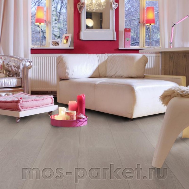 БИО полы PURLINE Wineo 1000 Wood XL MLP308R Дуб спокойный Пепел