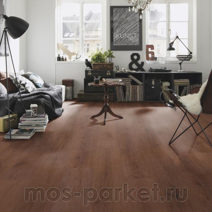 БИО полы PURLINE Wineo 1000 Wood XL MLP316R Дуб рустик Кофе