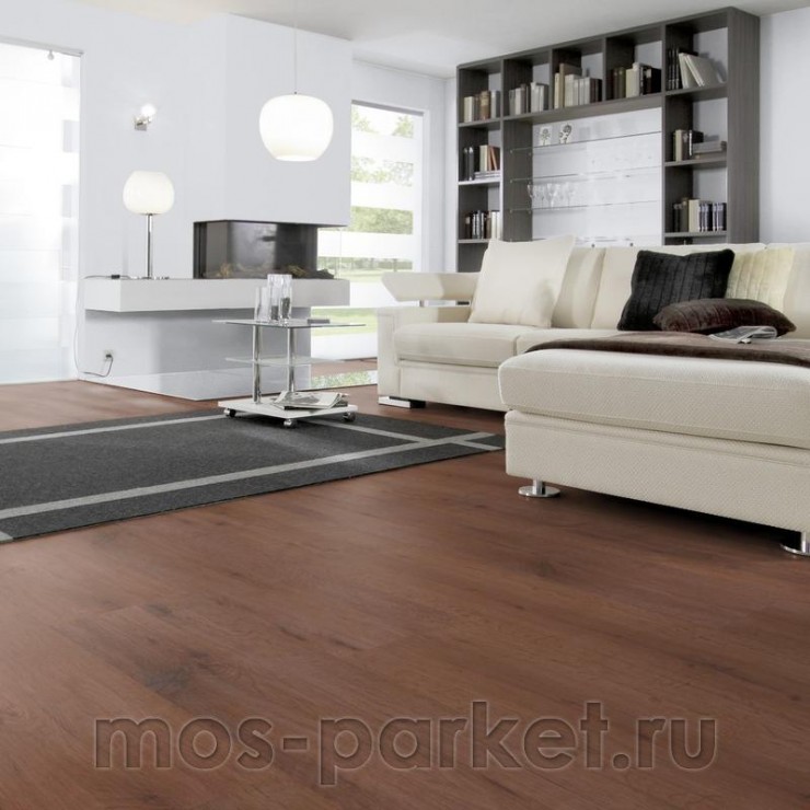 БИО полы PURLINE Wineo 1000 Wood XL MLP316R Дуб рустик Кофе