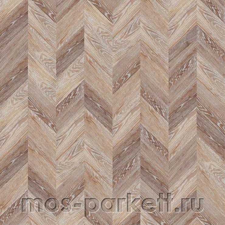 Замковое напольное пробковое покрытие Corkstyle Chevron Brown