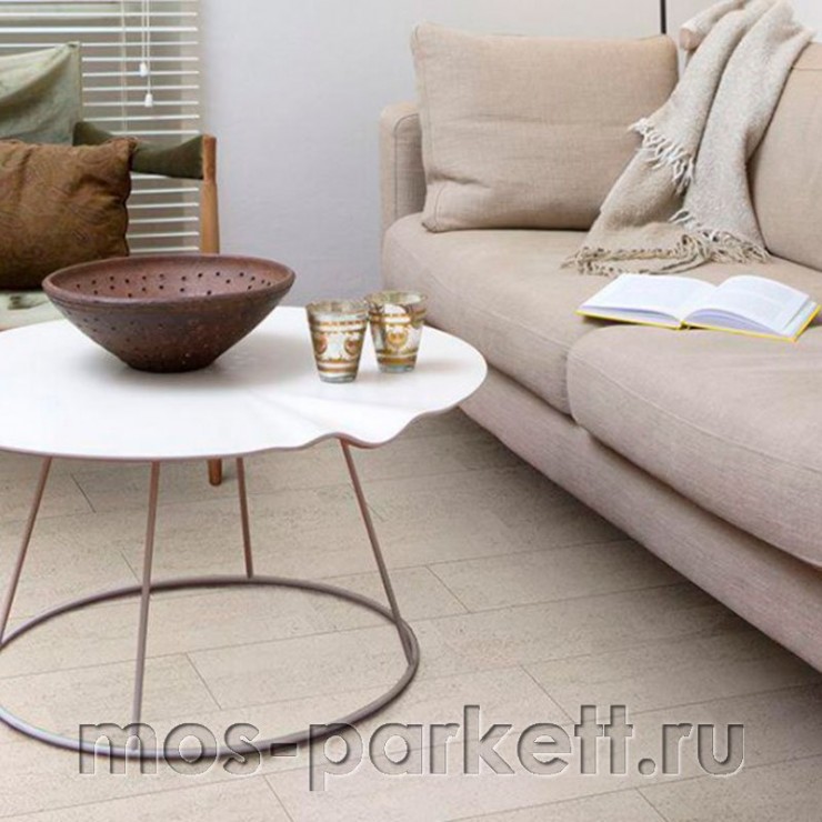 Клеевое напольное пробковое покрытие Corkstyle Cork Pro Fantasie Milk