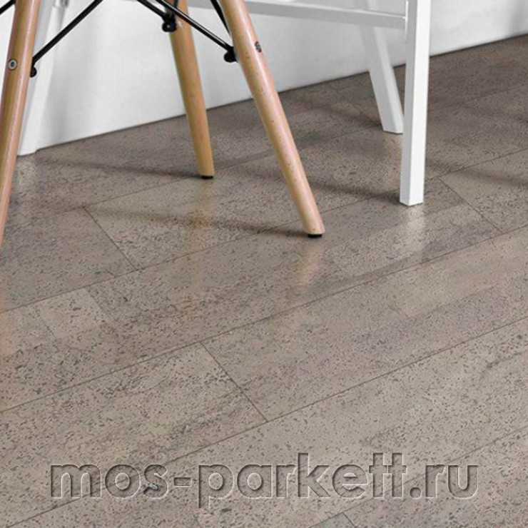 Клеевое напольное пробковое покрытие Corkstyle Cork Pro Fantasie Smoke