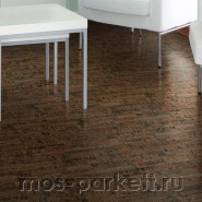 Клеевое напольное пробковое покрытие Corkstyle Cork Pro Linea Brown