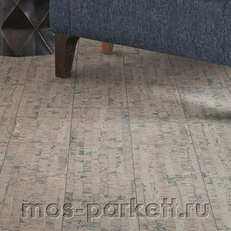 Замковое напольное пробковое покрытие Corkstyle Cork Pro Linea Smoke