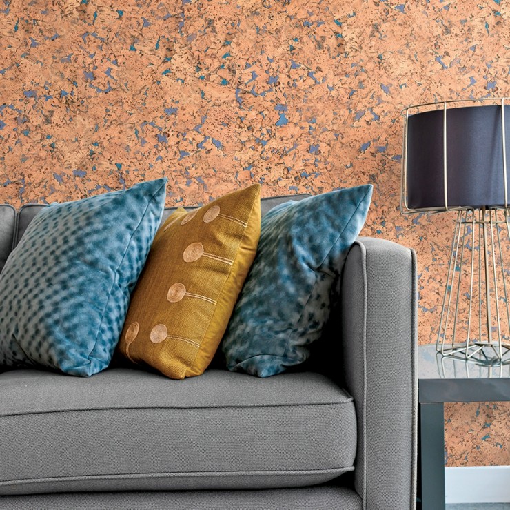 Настенное пробковое покрытие Corkstyle Wall Design Monte Blue