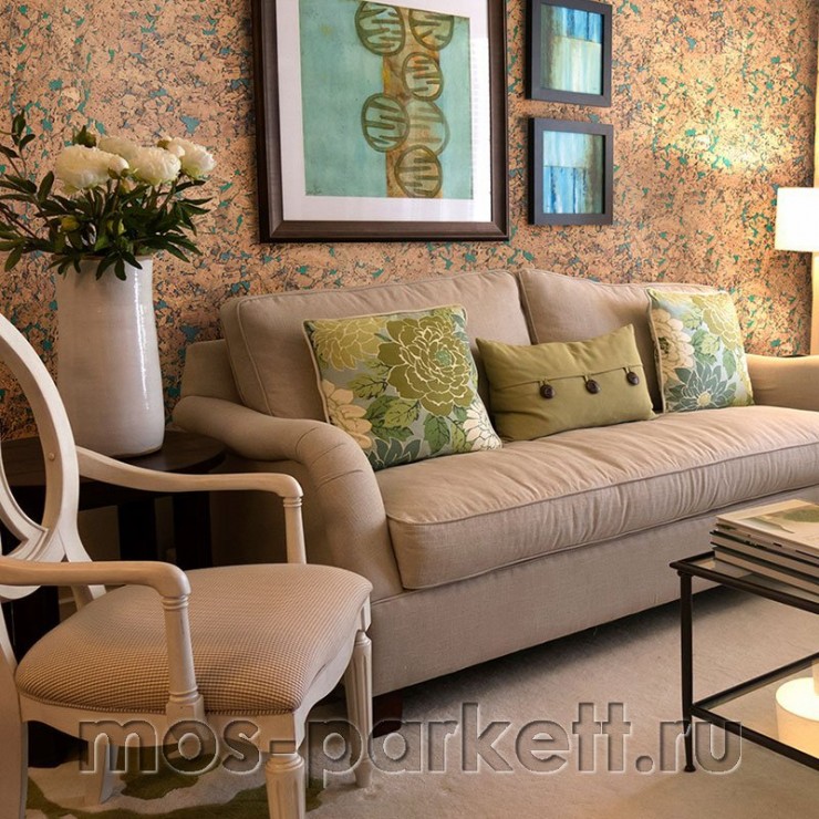 Настенное пробковое покрытие Corkstyle Wall Design Monte Green