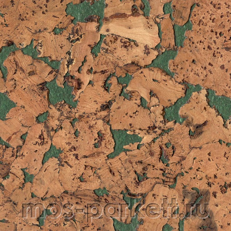 Настенное пробковое покрытие Corkstyle Wall Design Monte Green