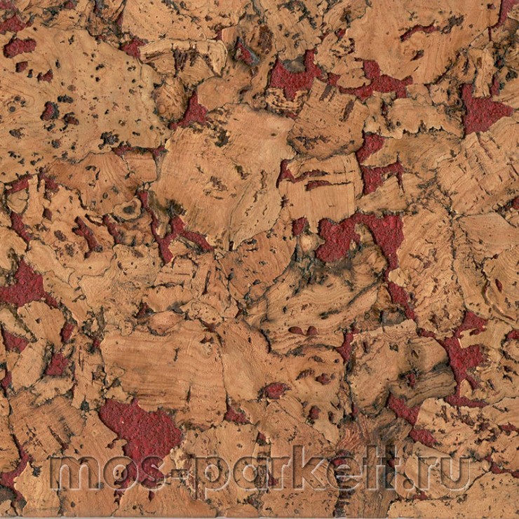 Настенное пробковое покрытие Corkstyle Wall Design Monte Red