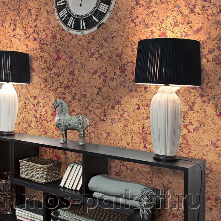 Настенное пробковое покрытие Corkstyle Wall Design Monte Red