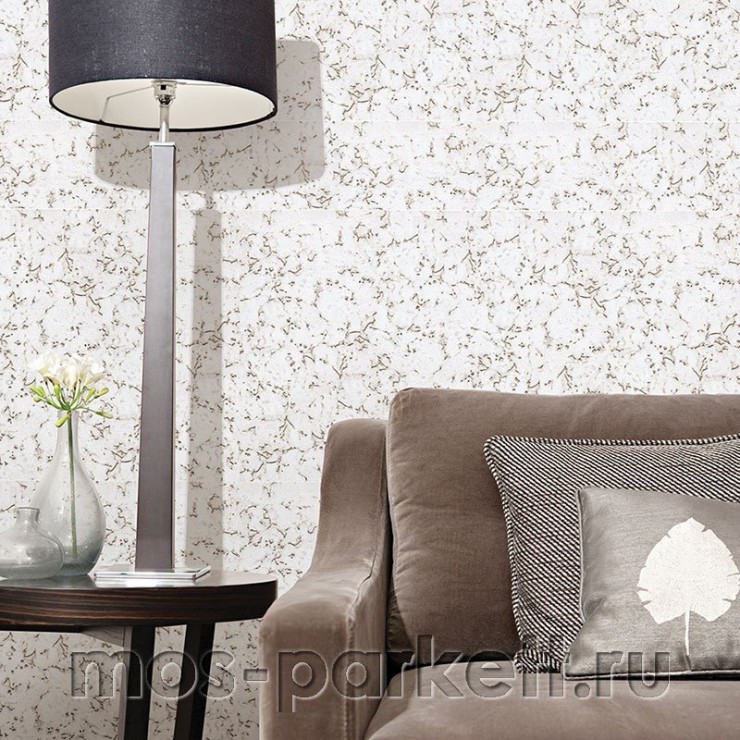 Настенное пробковое покрытие Corkstyle Wall Design Monte Snow