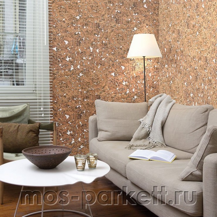 Настенное пробковое покрытие Corkstyle Wall Design Monte White