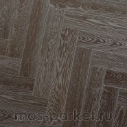 Паркет Английская елка Greenline 102 Дуб мореный 95 мм