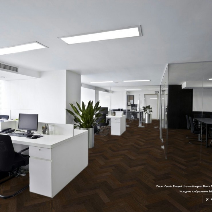 Кварцевый паркет Quartz Parquet 44-550-64 Венге Африканский