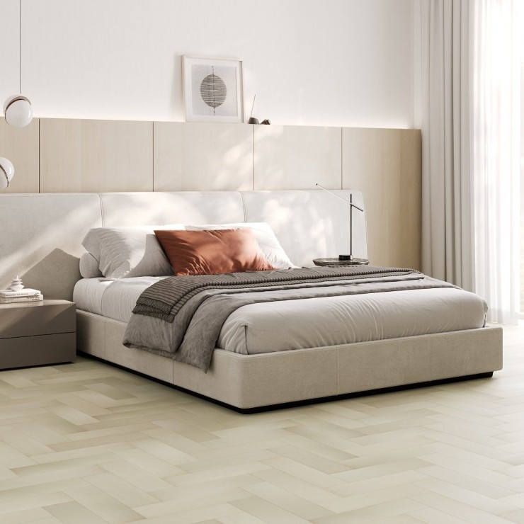 Кварцевый паркет Quartz Parquet 44-400-56 Клён Американский Белый