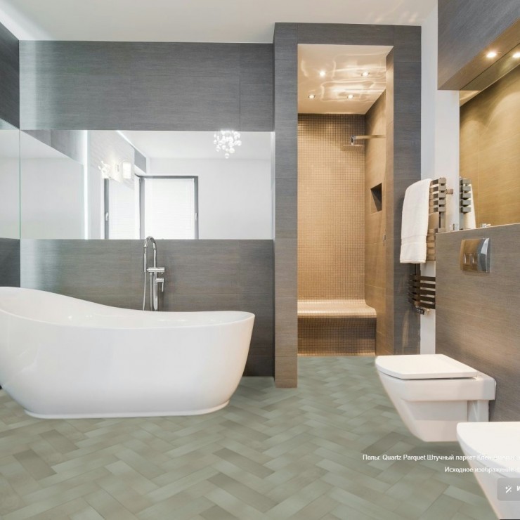 Кварцевый паркет Quartz Parquet 44-400-56 Клён Американский Белый