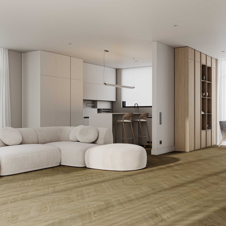 Кварцевый паркет Quartz Parquet 44-1258-54 Дуб Конго