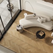 Кварцевый паркет Quartz Parquet Английская Ёлка 33-410 Дуб Рустикальный