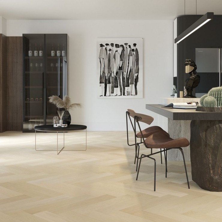 Кварцевый паркет Quartz Parquet Английская Ёлка 33-404 Дуб Испанский