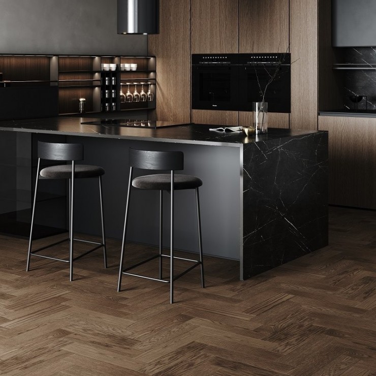 Кварцевый паркет Quartz Parquet 44-1258-03 Дуб Трюфельный