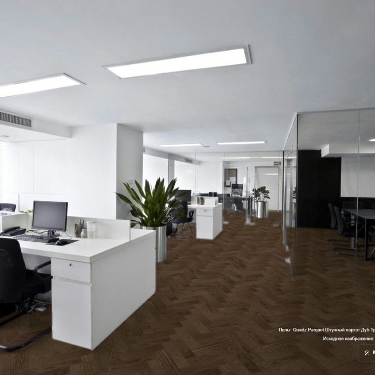 Кварцевый паркет Quartz Parquet 44-1258-03 Дуб Трюфельный