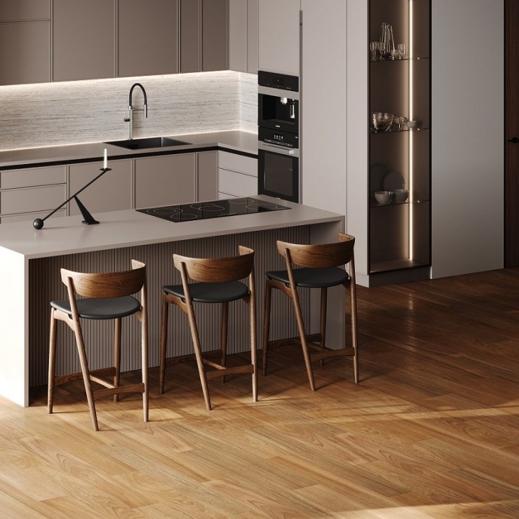 Кварцевый паркет Quartz Parquet Классик 7 мм 550-63 Дуссия Африканская