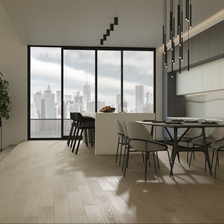 Кварцевый паркет Quartz Parquet Классик 7 мм 418 Дуб Австрийский