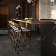 Кварцевый паркет Quartz Parquet Классик 5 мм 409 Дуб Средиземноморский