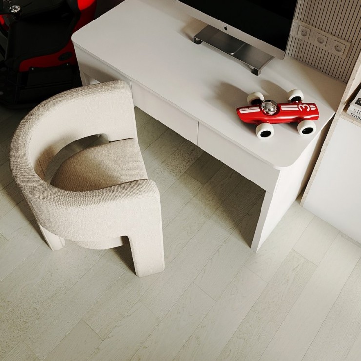 Кварцевый паркет Quartz Parquet Классик 5 мм 1258-57 Дуб Скандинавский