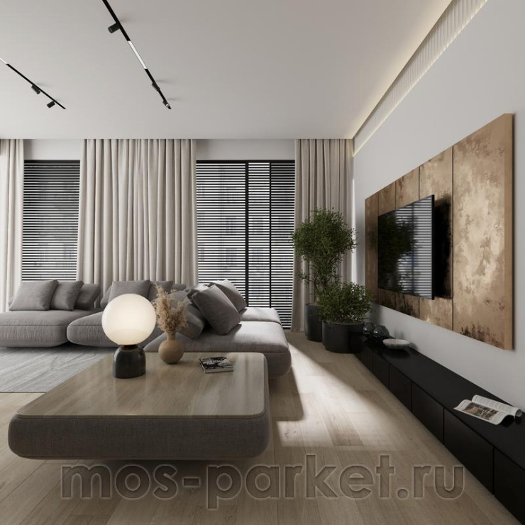 Ламинат AlixFloor Natural Line ALX491 Дуб светло-коричневый Сантана