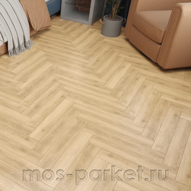 Ламинат Alpine Floor Herringbone 8 Pro LF102-05 Дуб Шампань