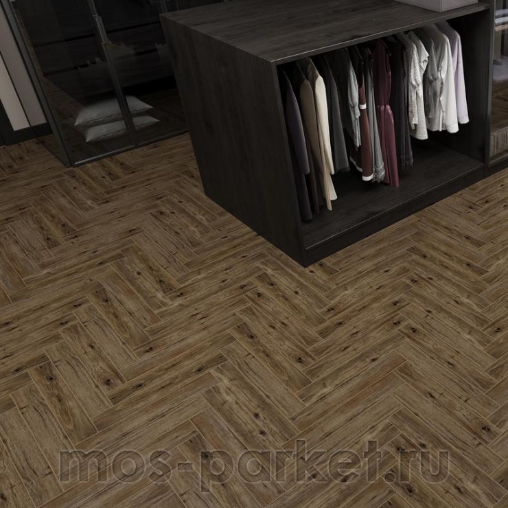Ламинат Alpine Floor Herringbone 12 Pro LF106-10 Дуб Бордо