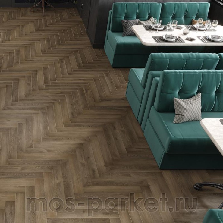 Ламинат Alpine Floor Herringbone 12 Pro LF106-11 Дуб Анжу