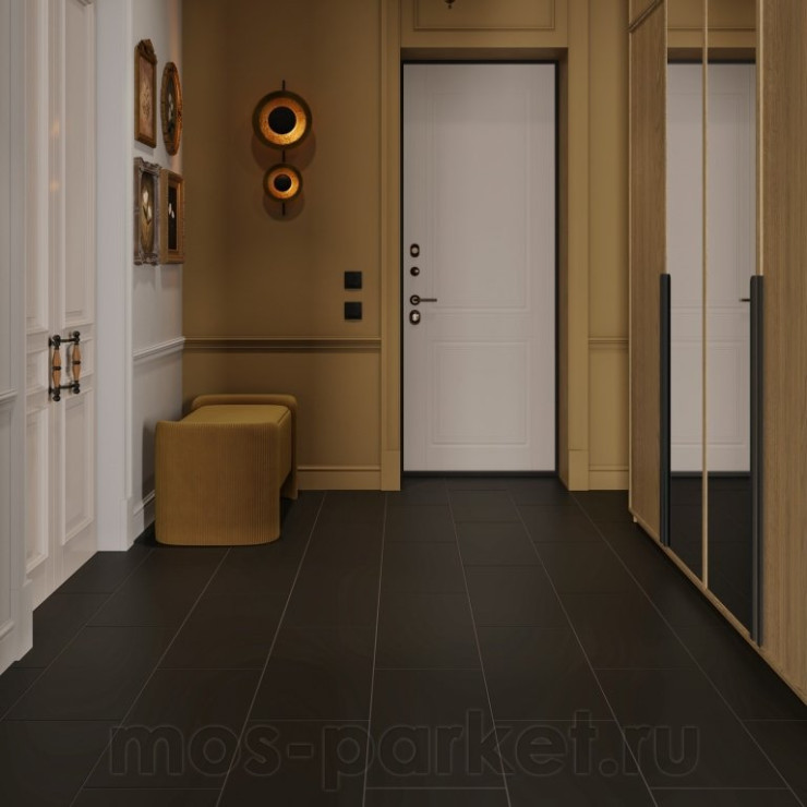 Ламинат Alpine Floor Stone Mood LF402-01 Черный Монохром