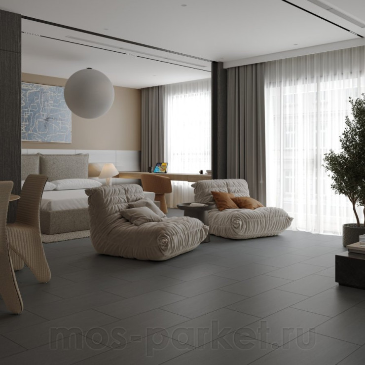 Ламинат Alpine Floor Stone Mood LF402-04 Серый Бетон