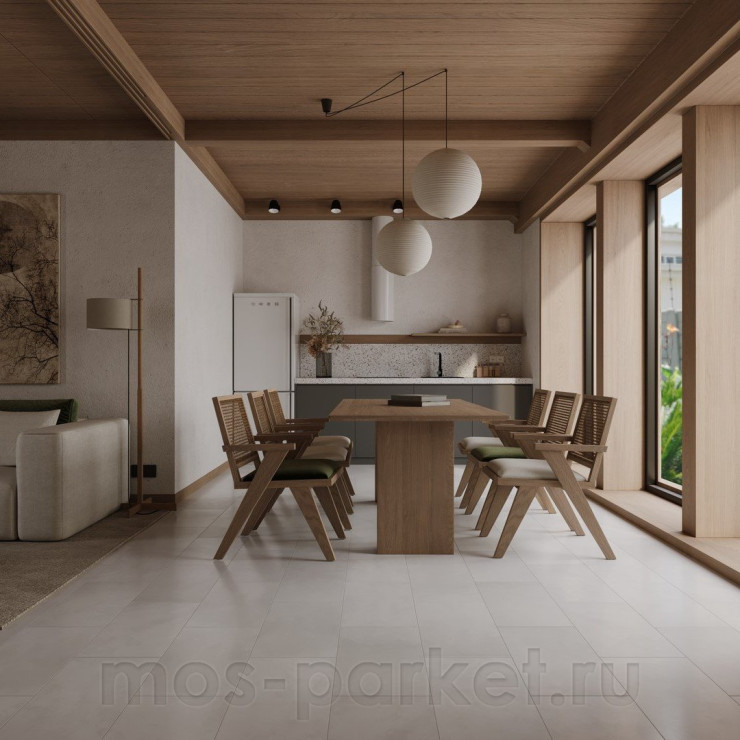 Ламинат Alpine Floor Stone Mood LF402-06 Белый Бетон
