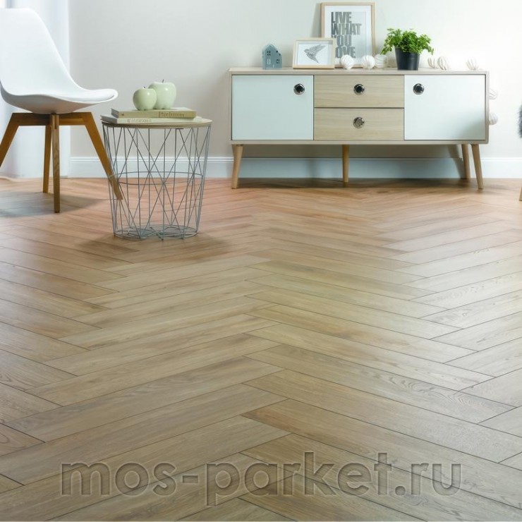 Ламинат Alsafloor Herringbone 12.0 535 Дуб Пралин