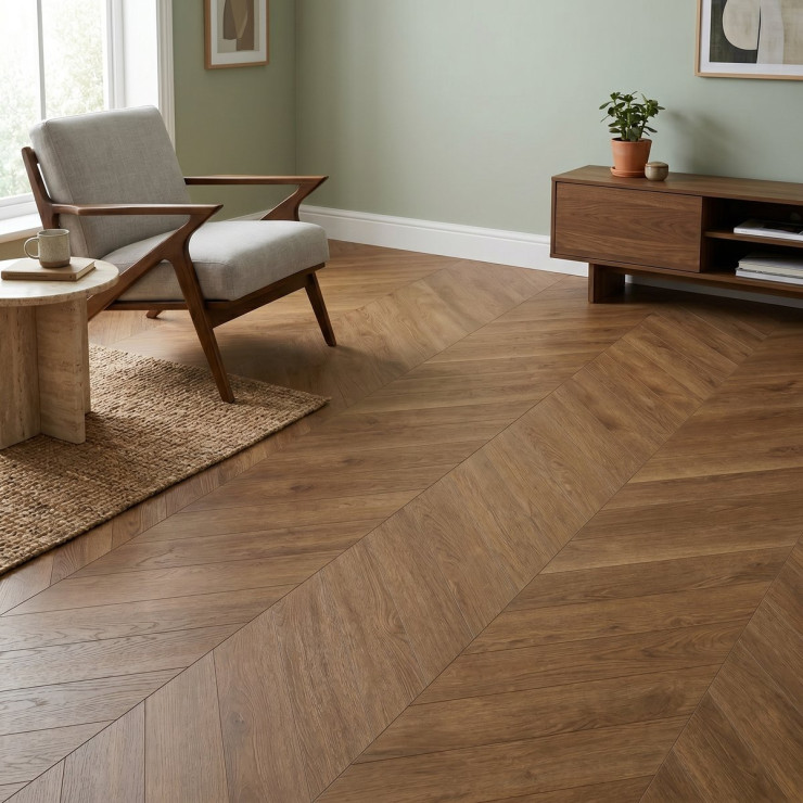 Ламинат Icon Floor Chevron CH-501 Дуб Люмьер