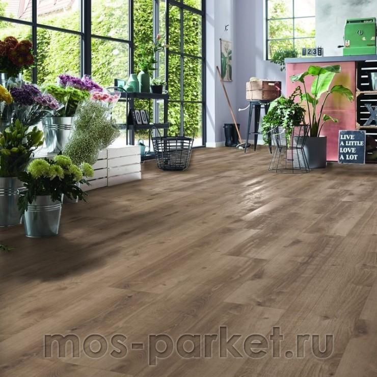 Ламинат Kronotex Exquisit Plus D 6019 Дуб Кашмир коричневый