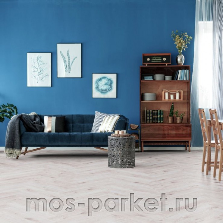 Ламинат Kronotex Herringbone D 3516 Дуб Бордо