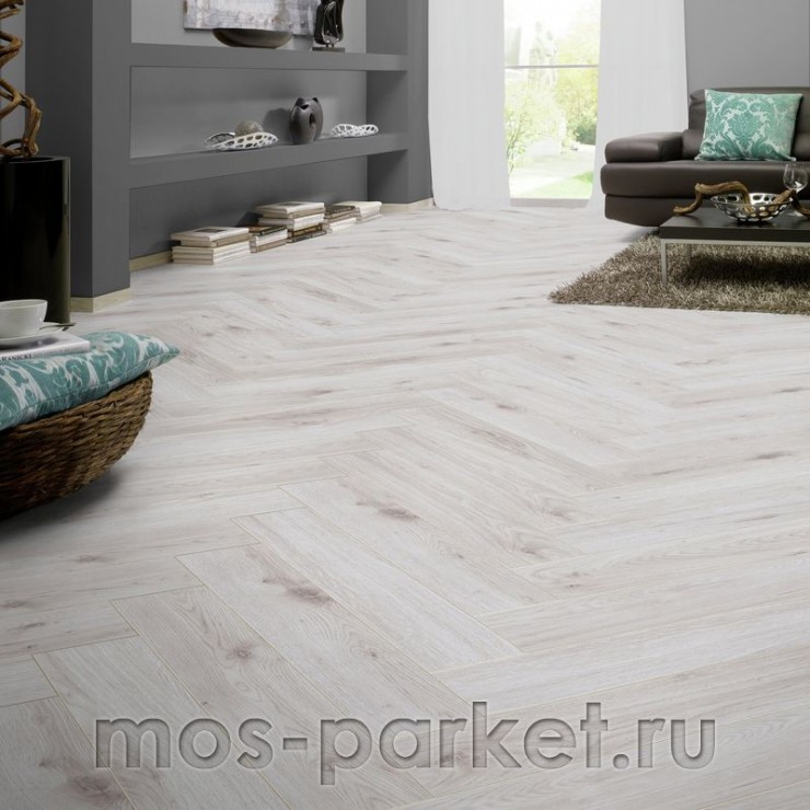 Ламинат Kronotex Herringbone D 3516 Дуб Бордо