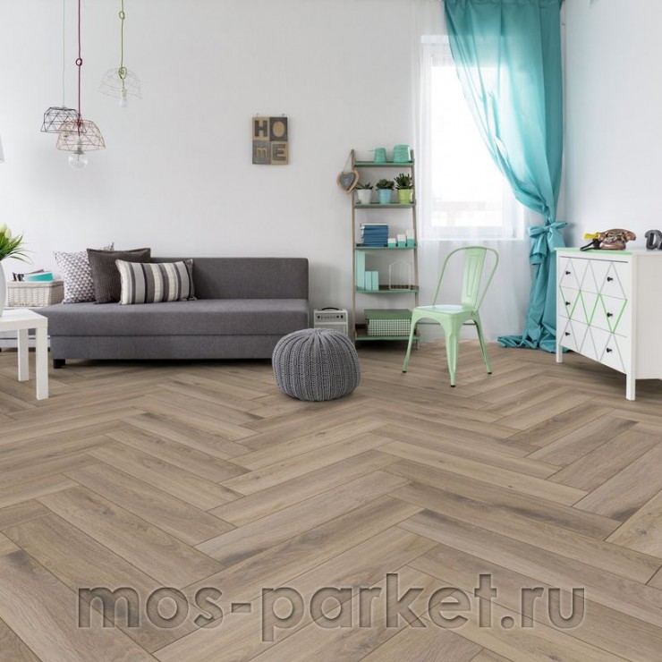 Ламинат Kronotex Herringbone D 3766 Дуб Мец