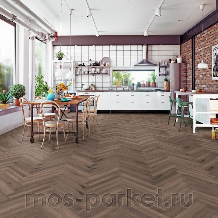 Ламинат Kronotex Herringbone D 3860 Дуб Феррара