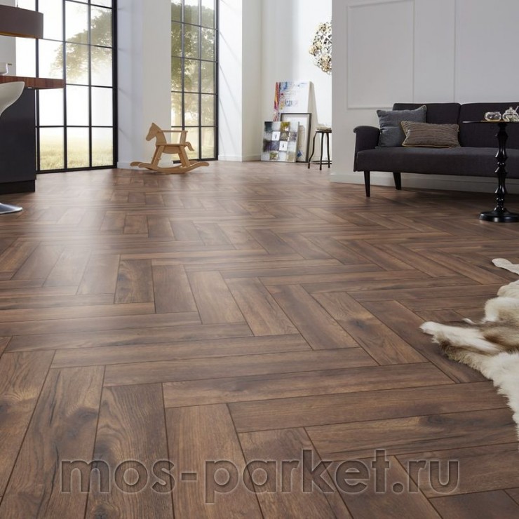 Ламинат Kronotex Herringbone D 4766 Дуб Кале