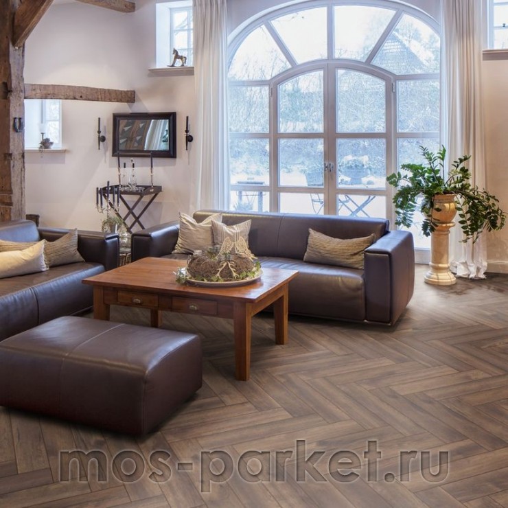 Ламинат Kronotex Herringbone D 4766 Дуб Кале