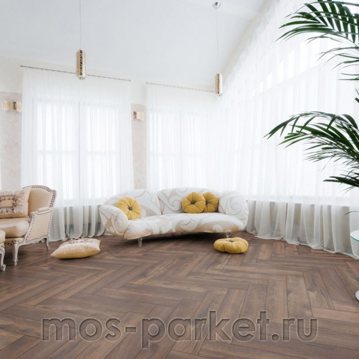 Ламинат Kronotex Herringbone D 4766 Дуб Кале