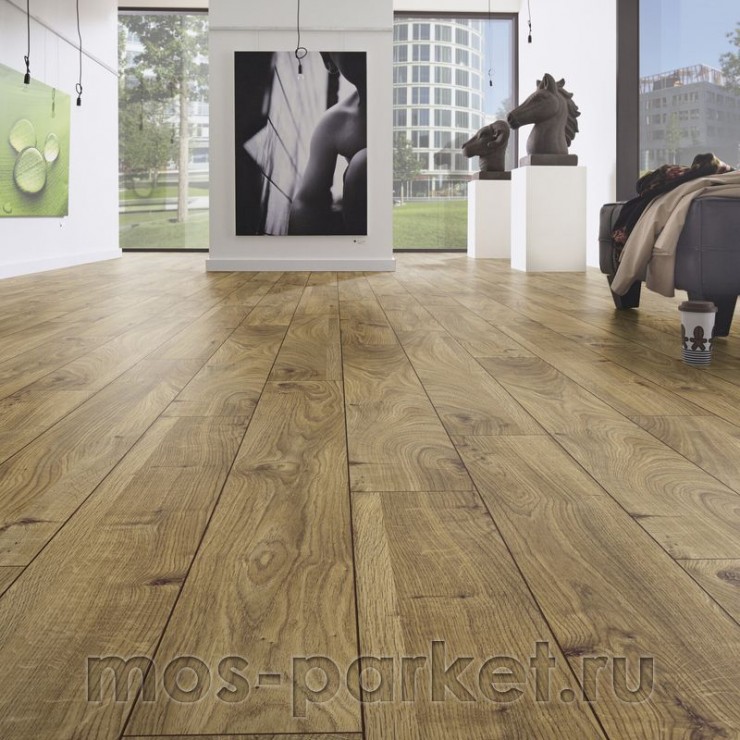 Ламинат Kronotex Mammut D 3077 Дуб Эверест бронза