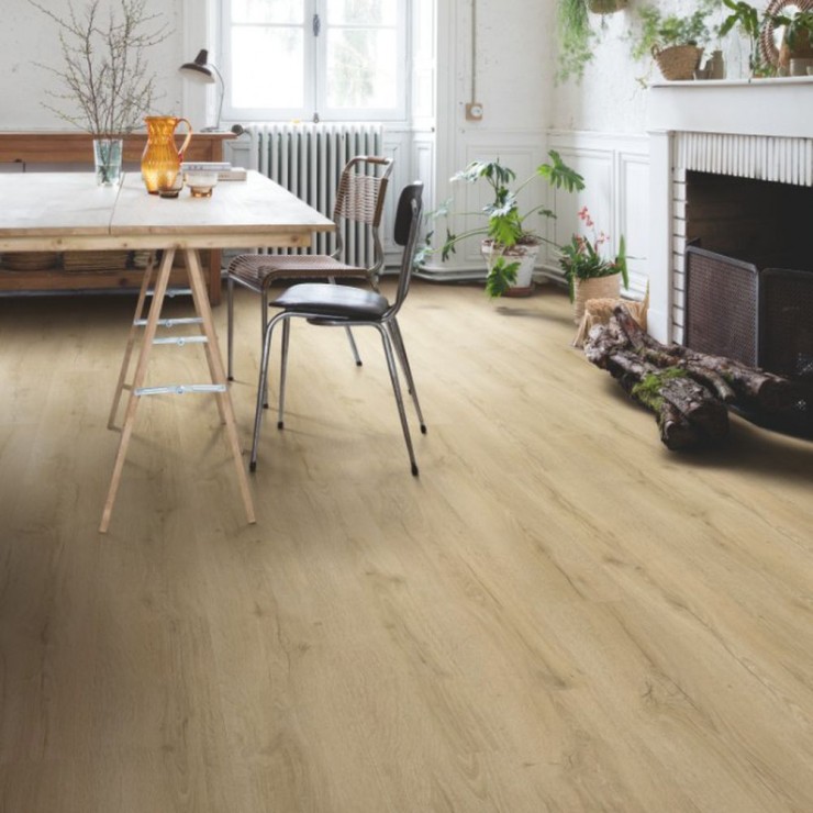 Ламинат Quick-Step Classic CLH4084 Дуб бежевый рустикальный