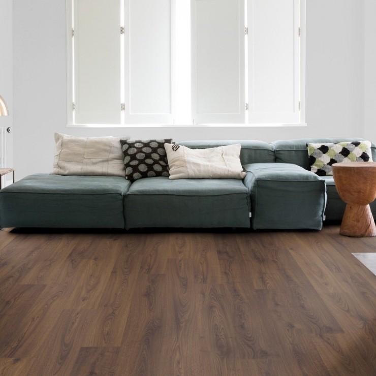 Ламинат Quick-Step Classic CLH4091 Дуб горный коричневый